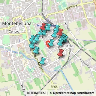 Mappa Via Antonio Pigafetta Nord, 31044 Montebelluna TV, Italia (0.31034)