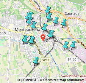 Mappa Via Antonio Pigafetta Nord, 31044 Montebelluna TV, Italia (0.874)