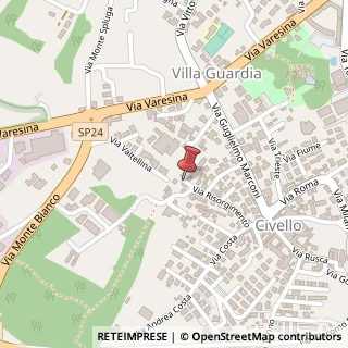 Mappa Via solferino 10, 22079 Villa Guardia, Como (Lombardia)