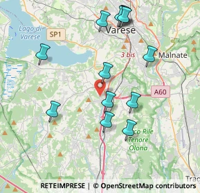 Mappa Vicolo S. Chiara, 21100 Varese VA, Italia (4.04538)