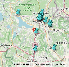 Mappa Vicolo S. Chiara, 21100 Varese VA, Italia (6.64267)