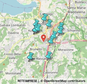 Mappa Vicolo S. Chiara, 21100 Varese VA, Italia (1.38538)