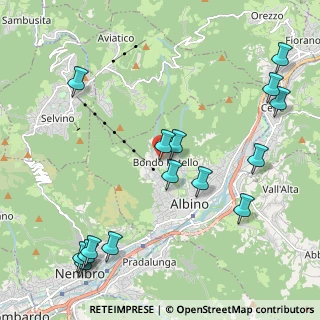 Mappa Via Belloloco, 24021 Albino BG, Italia (2.58333)