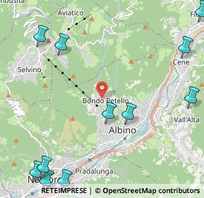 Mappa Via Belloloco, 24021 Albino BG, Italia (3.17091)