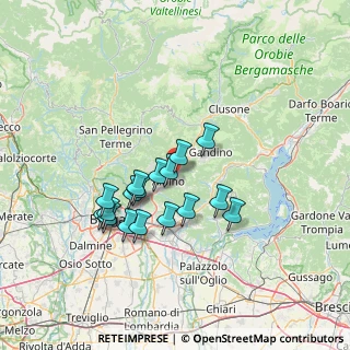 Mappa Via Sottoprovinciale, 24021 Albino BG, Italia (11.78706)