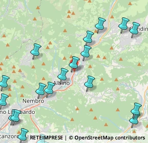 Mappa Via Sottoprovinciale, 24021 Albino BG, Italia (5.906)
