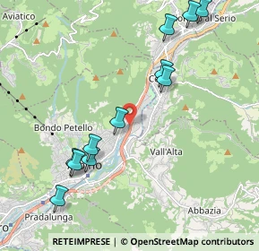 Mappa Via Sottoprovinciale, 24021 Albino BG, Italia (2.23909)