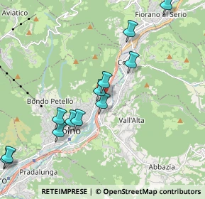 Mappa Via Sottoprovinciale, 24021 Albino BG, Italia (2.34615)