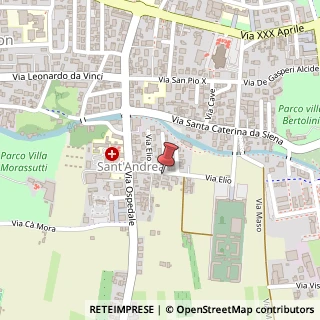 Mappa Via Elio, 10, 31044 Montebelluna, Treviso (Veneto)