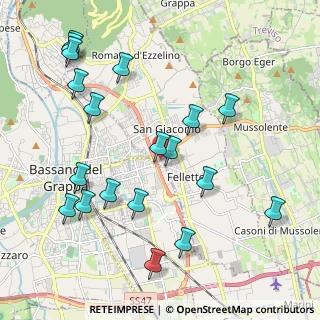 Mappa Via Oslavia, 36060 Romano D'ezzelino VI, Italia (2.31737)