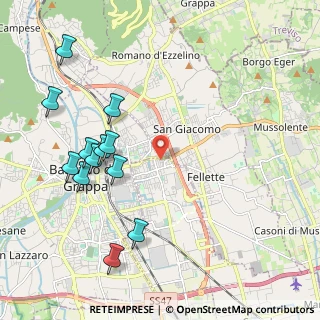 Mappa Via S. Pio X, 36022 Cassola VI, Italia (2.33)