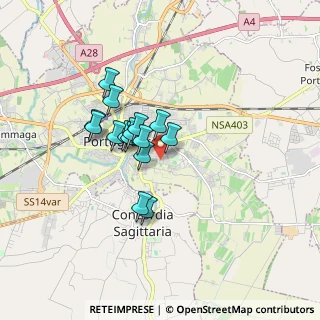 Mappa Via Antonio Pellegrini, 30026 Portogruaro VE, Italia (1.23467)