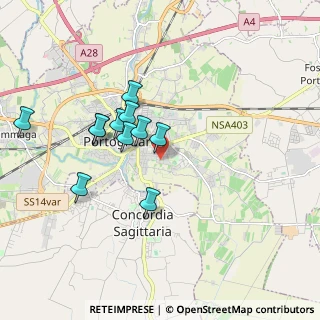 Mappa Via Antonio Pellegrini, 30026 Portogruaro VE, Italia (1.60818)