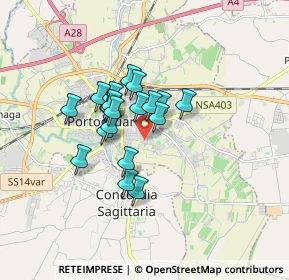Mappa Via Antonio Pellegrini, 30026 Portogruaro VE, Italia (1.1715)