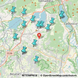 Mappa Via Bettolino, 23843 Dolzago LC, Italia (4.58333)