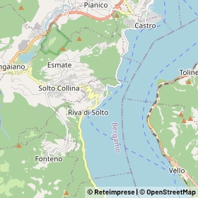 Mappa Riva di Solto
