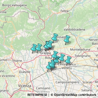 Mappa Via Don San Costantin, 36060 Romano D'ezzelino VI, Italia (10.04071)