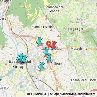 Mappa Via Don San Costantin, 36060 Romano D'ezzelino VI, Italia (2.07545)