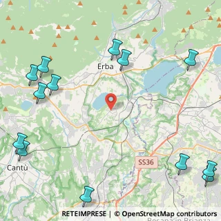 Mappa Via A. Manzoni, 22040 Monguzzo CO, Italia (6.83643)