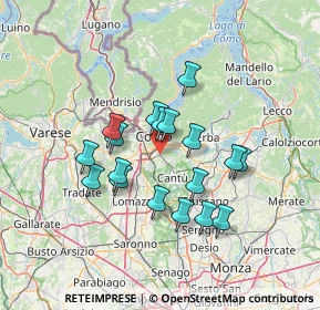 Mappa Via Canturina, 22100 Albate CO, Italia (11.50889)