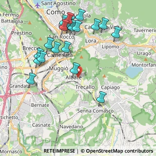 Mappa Via Canturina, 22100 Albate CO, Italia (2.3055)