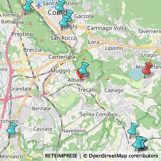 Mappa Via Canturina, 22100 Albate CO, Italia (3.8325)