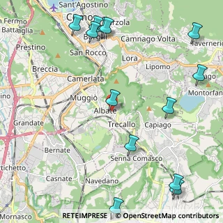 Mappa Via Canturina, 22100 Albate CO, Italia (2.92769)