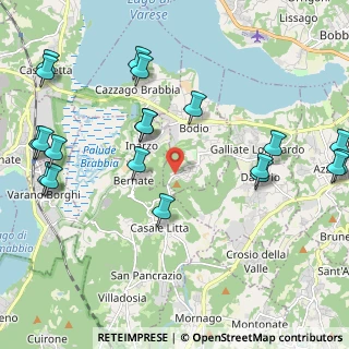 Mappa SP 44, 21020 Bodio Lomnago VA, Italia (2.644)