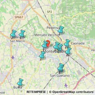 Mappa Via Marmolada, 31044 Montebelluna TV, Italia (2.00667)