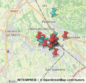 Mappa Via Marmolada, 31044 Montebelluna TV, Italia (0.97737)