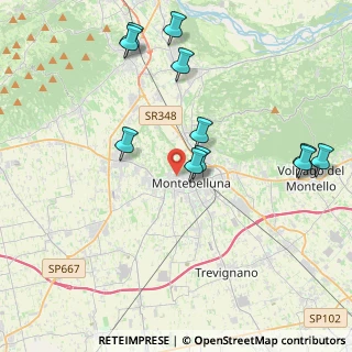Mappa Via Marmolada, 31044 Montebelluna TV, Italia (4.32909)