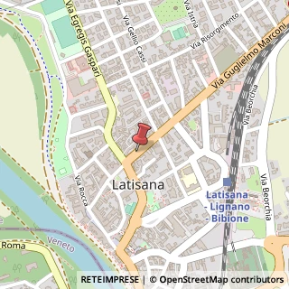 Mappa Via Guglielmo Marconi, 16, 33053 Latisana, Udine (Friuli-Venezia Giulia)