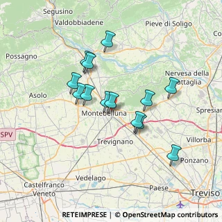 Mappa Via F. Barbaro, 31044 Montebelluna TV, Italia (6.00077)