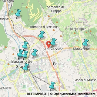 Mappa Via Luigi Boccherini, 36060 Romano D'ezzelino VI, Italia (2.44727)