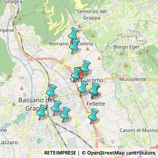 Mappa Via Luigi Boccherini, 36060 Romano D'ezzelino VI, Italia (1.68083)