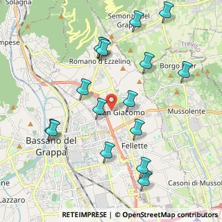 Mappa Via Luigi Boccherini, 36060 Romano D'ezzelino VI, Italia (2.21188)