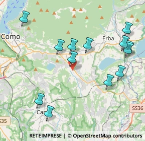 Mappa Via Guglielmo Marconi, 22030 Orsenigo CO, Italia (4.48)