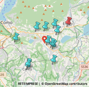 Mappa Via Guglielmo Marconi, 22030 Orsenigo CO, Italia (3.165)