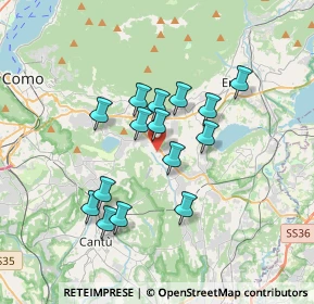 Mappa Via Guglielmo Marconi, 22030 Orsenigo CO, Italia (2.91267)