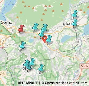 Mappa Via Guglielmo Marconi, 22030 Orsenigo CO, Italia (4.04667)