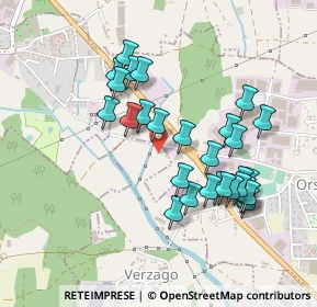 Mappa Via Guglielmo Marconi, 22030 Orsenigo CO, Italia (0.43793)