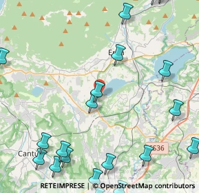 Mappa Via Don Guanella, 22040 Alserio CO, Italia (6.256)