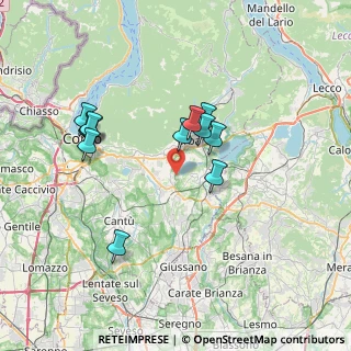 Mappa Via Don Luigi Guanella, 22040 Alserio CO, Italia (6.54583)