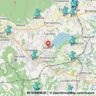 Mappa Via Don Guanella, 22040 Alserio CO, Italia (3.52286)