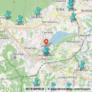 Mappa Via Don Guanella, 22040 Alserio CO, Italia (3.46154)