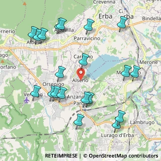 Mappa Via Don Guanella, 22040 Alserio CO, Italia (2.37)