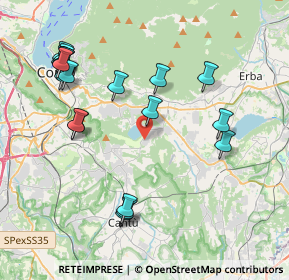 Mappa Via Europa Unita, 22030 Montorfano CO, Italia (4.5005)