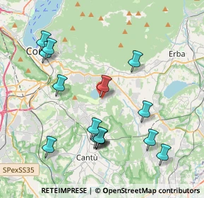Mappa Via Europa Unita, 22030 Montorfano CO, Italia (4.20267)