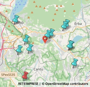 Mappa Via Europa Unita, 22030 Montorfano CO, Italia (4.18167)