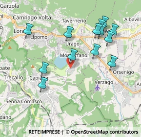 Mappa Via Europa Unita, 22030 Montorfano CO, Italia (2.01538)